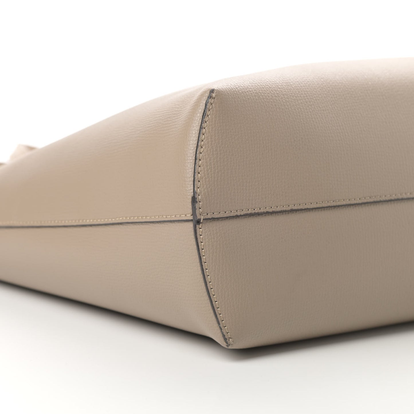 Vitello Vienna Enamel F is Fendi Shopping Tote Tortora Taupe