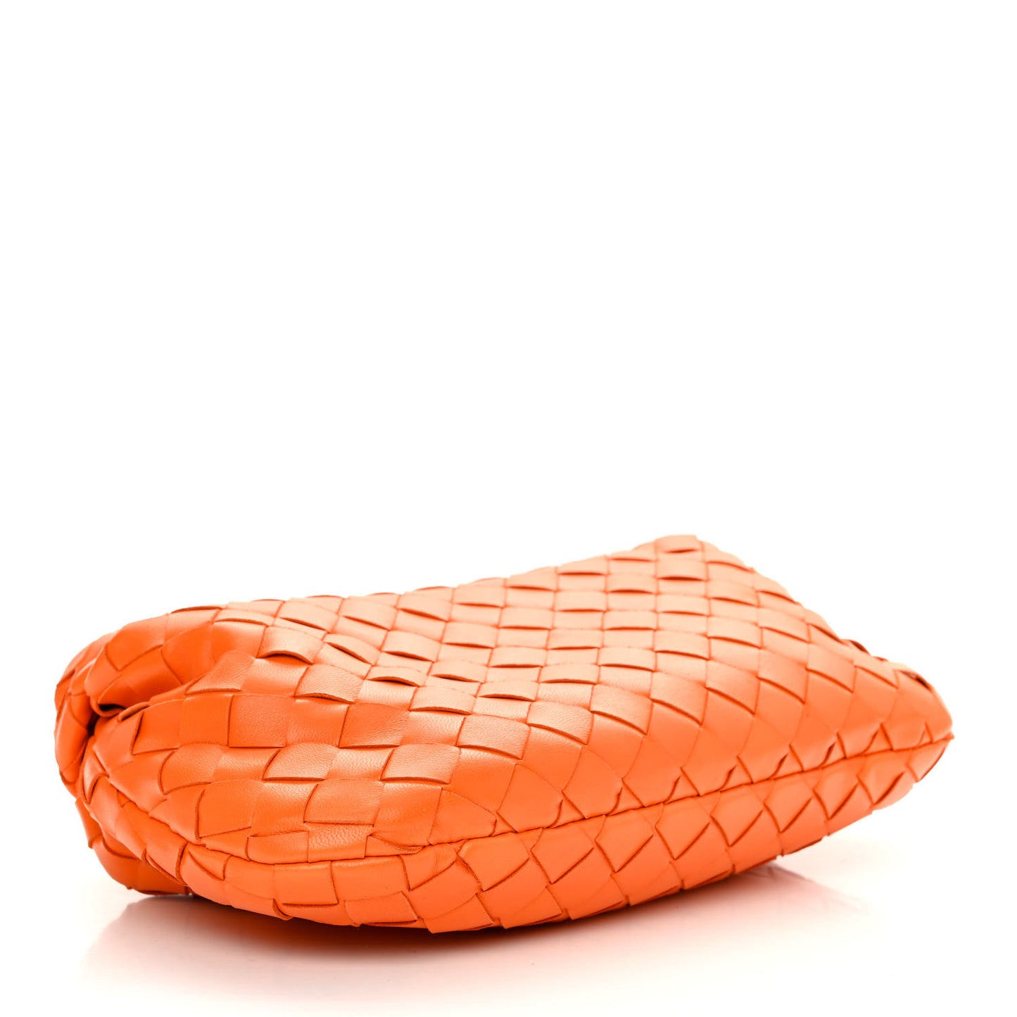 Nappa Intrecciato Mini Jodie Tangerine