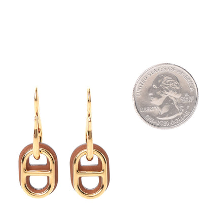 Hermes Swift O'Maillon Earrings Gold 2 of 6