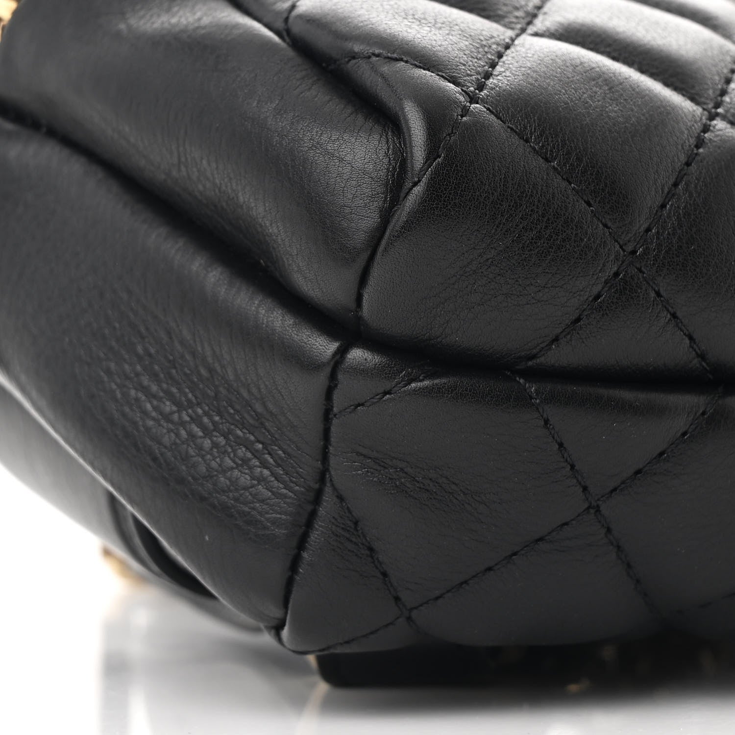 Chanel Calfskin Quilted Waist Bag Black 10 of 11