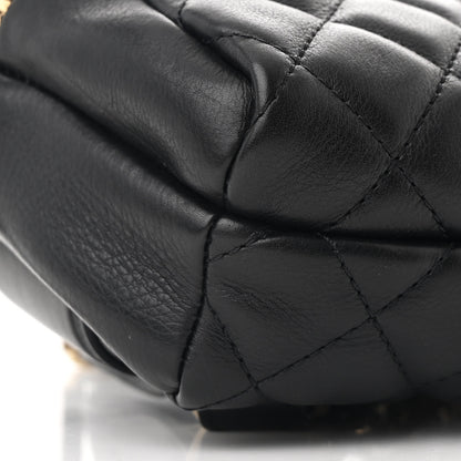 Chanel Calfskin Quilted Waist Bag Black 10 of 11