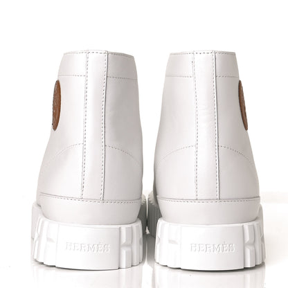 Hermes Calfskin Womens Climb Sneakers 36 White 11 of 20