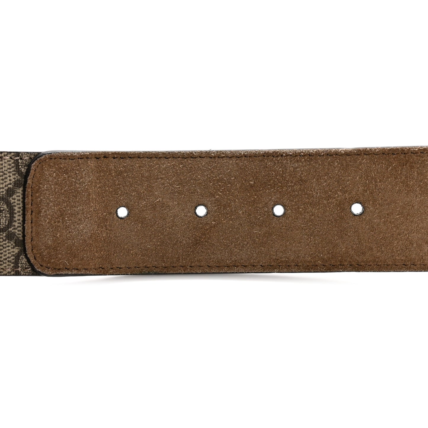 GG Supreme Monogram Suede Dionysus 40mm Belt 90 36 Beige Taupe