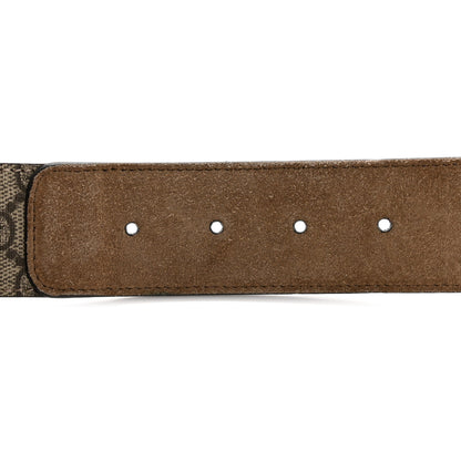 Gucci GG Supreme Monogram Suede Dionysus 40mm Belt 90 36 Beige Taupe 3 of 7