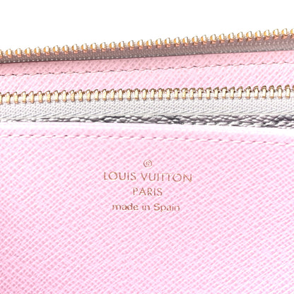 Louis Vuitton Metallic Monogram LV Garden Zippy Wallet Silver 7 of 8