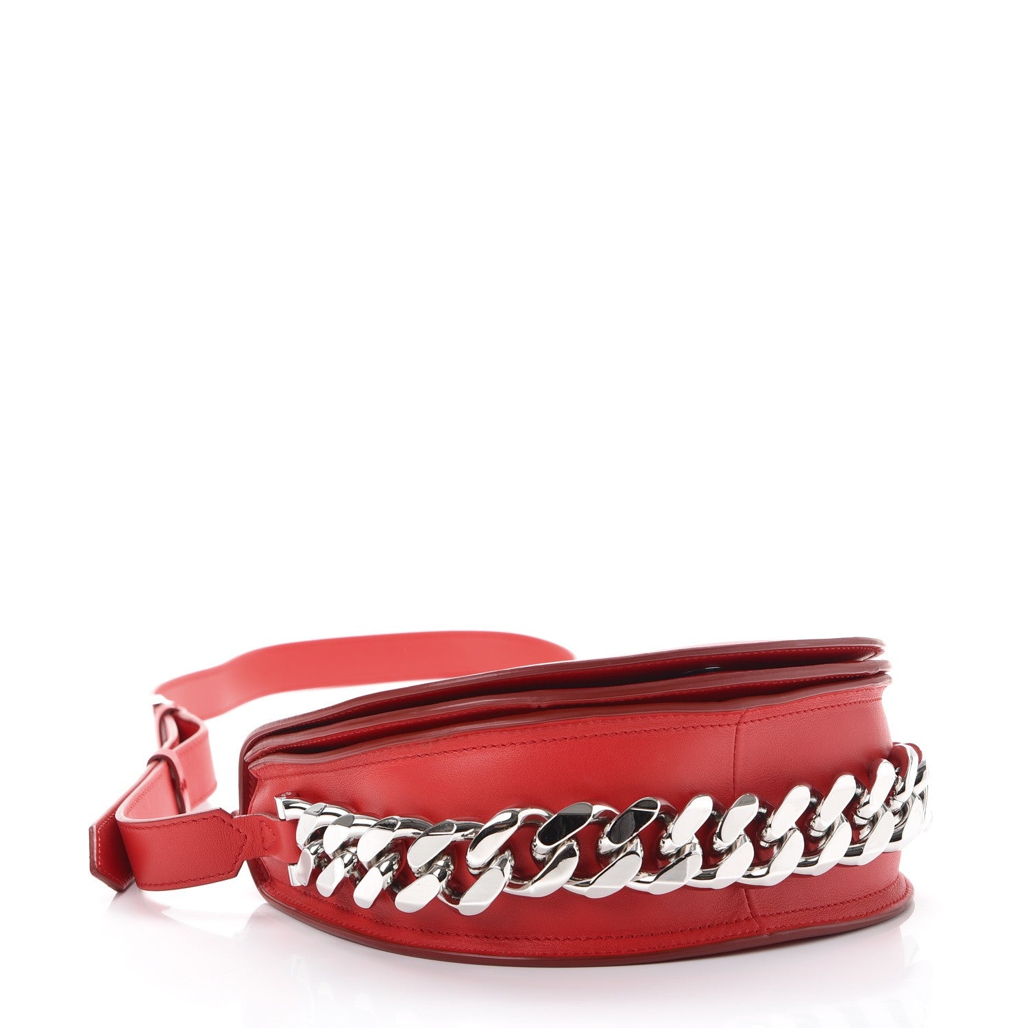 Givenchy Calfskin Mini Infinity Saddle Bag Medium Red 4 of 9
