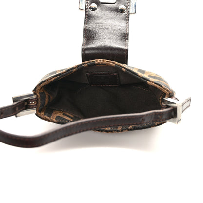 Fendi Zucca Mini Half Moon Baguette Tobacco 5 of 14