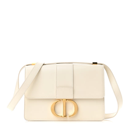 Christian Dior Box Calfskin 30 Montaigne Flap Bag Latte 1 of 9