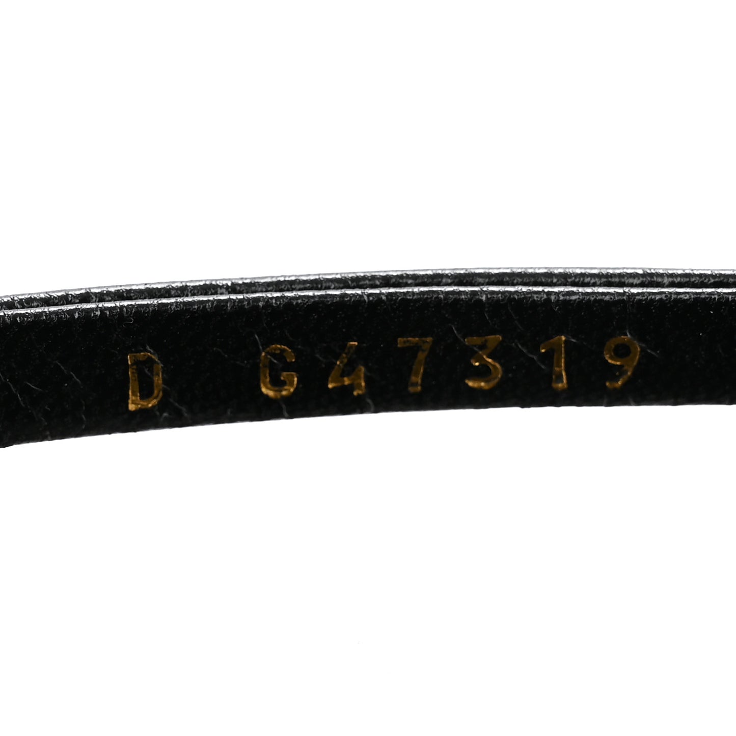 Goatskin CC Times Square Thong Sandals 41 Black