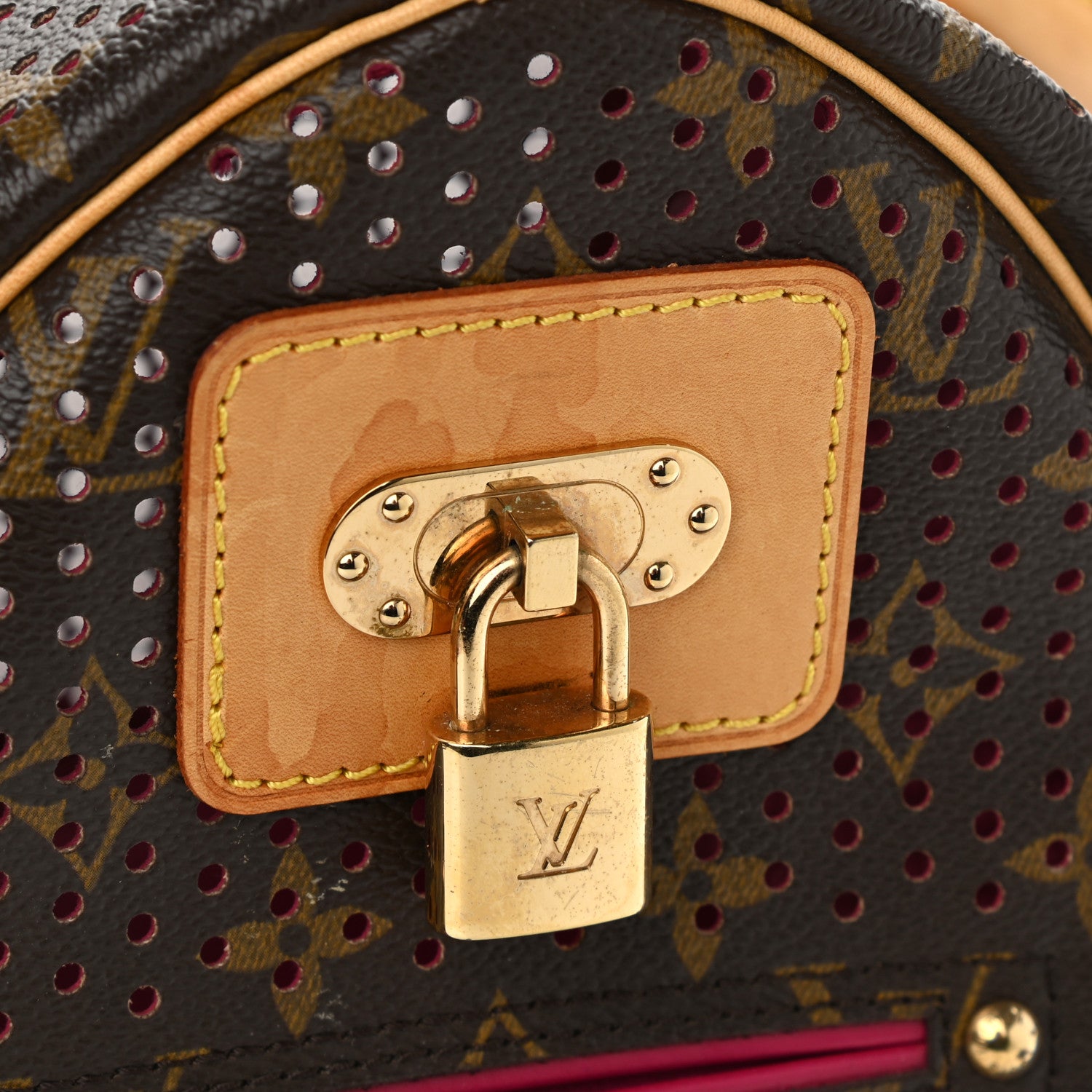 Louis Vuitton Monogram Perforated Speedy 30 Fuchsia 13 of 17