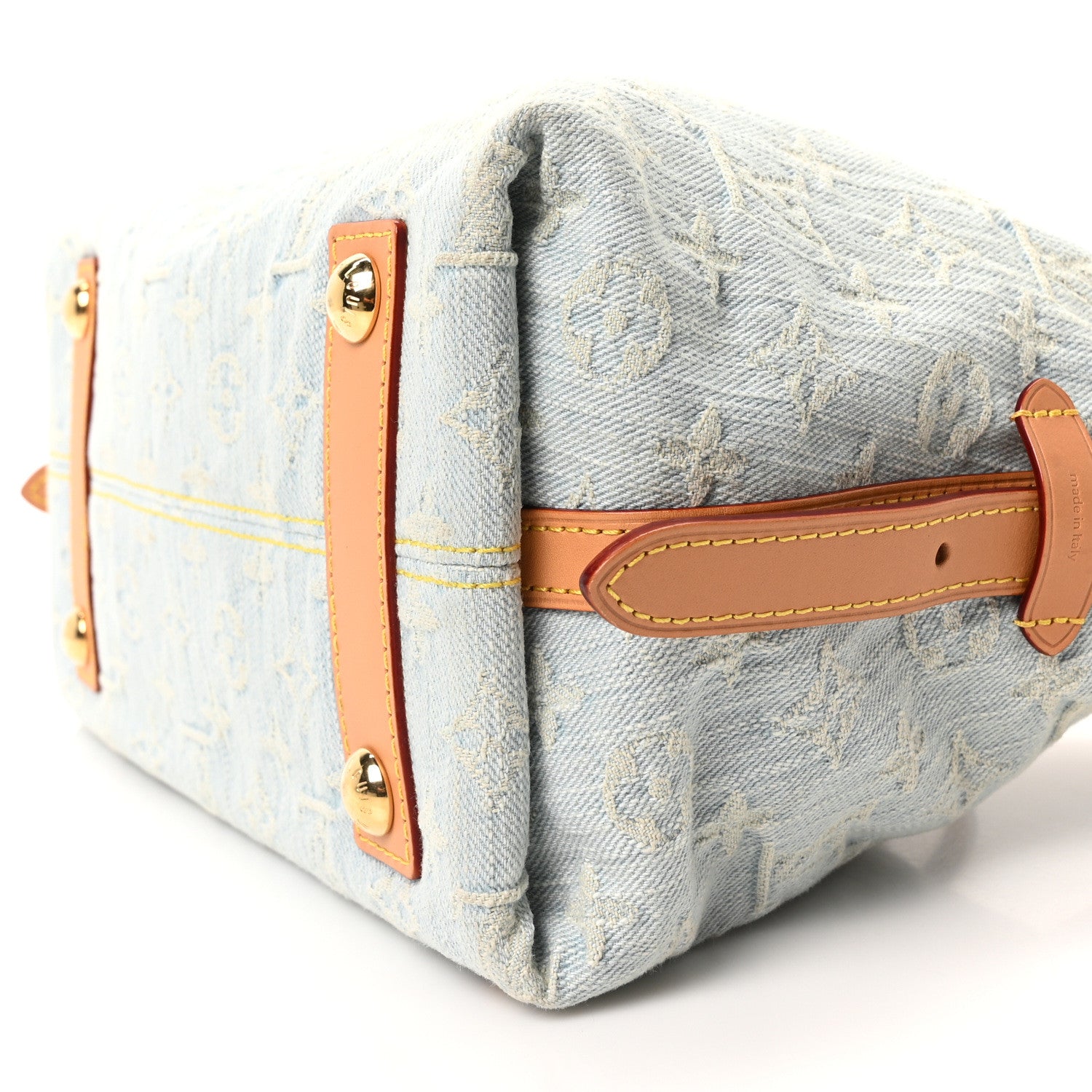 Louis Vuitton Monogram Denim CarryAll PM Sky Blue 10 of 10