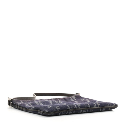 Fendi Zucchino Pochette Blue 4 of 8