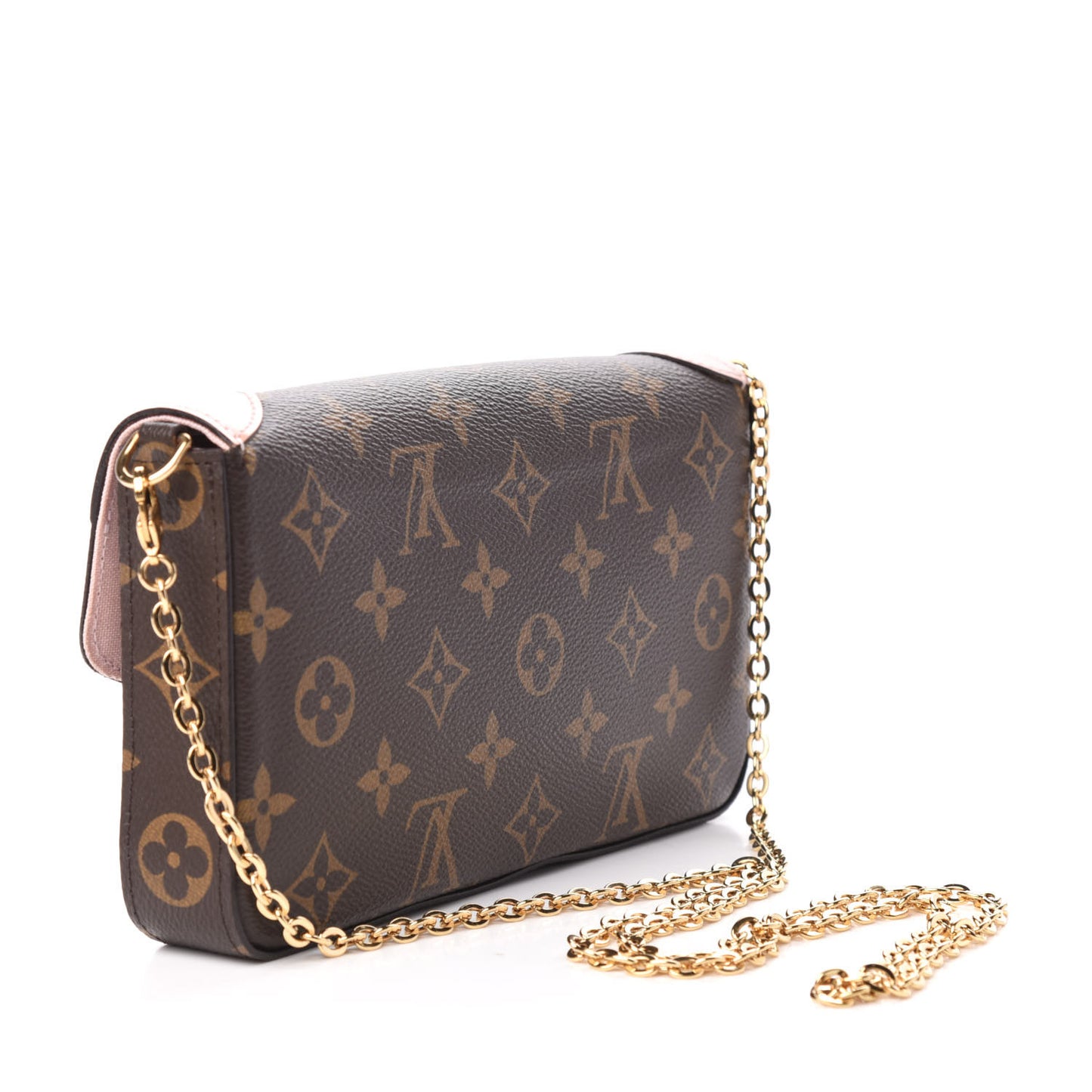 Monogram Valentine Dog Pochette Felicie Chain Wallet