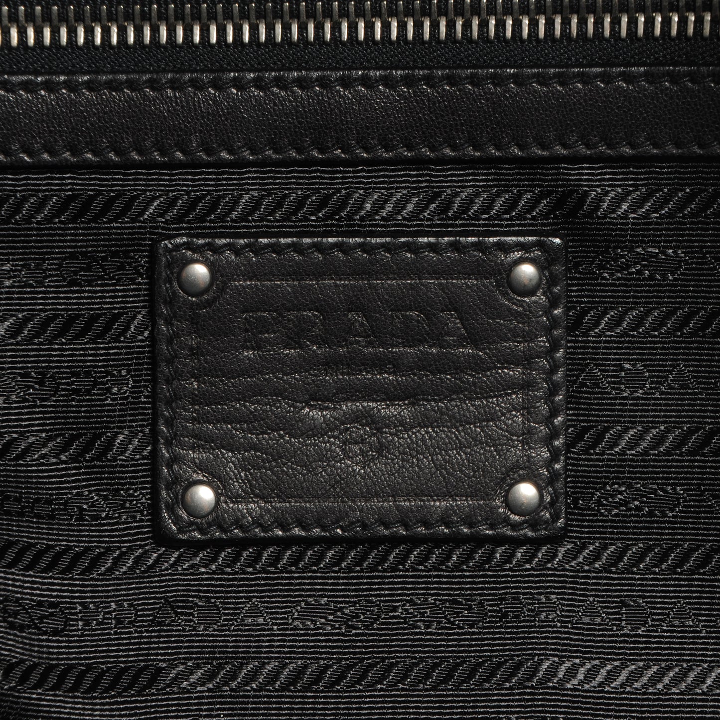 Nappa Delave Tote Black