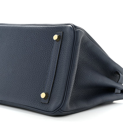 Hermes Togo Birkin 30 Bleu Nuit 10 of 11