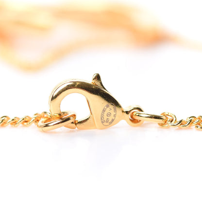 Chanel Metal CC Paris Button Necklace Gold 4 of 5