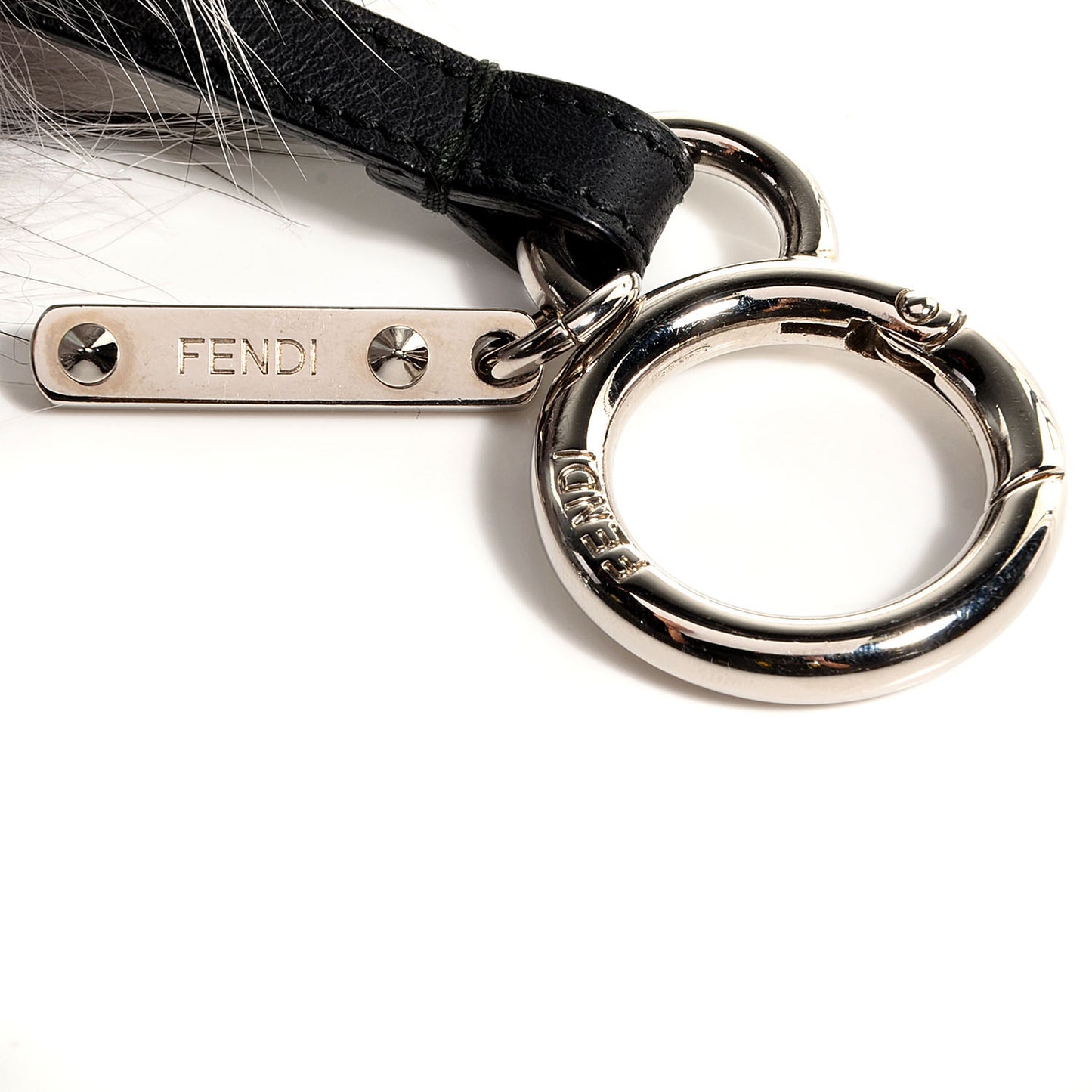 Mink Fur Diabloo Monster Bag Charm Mint