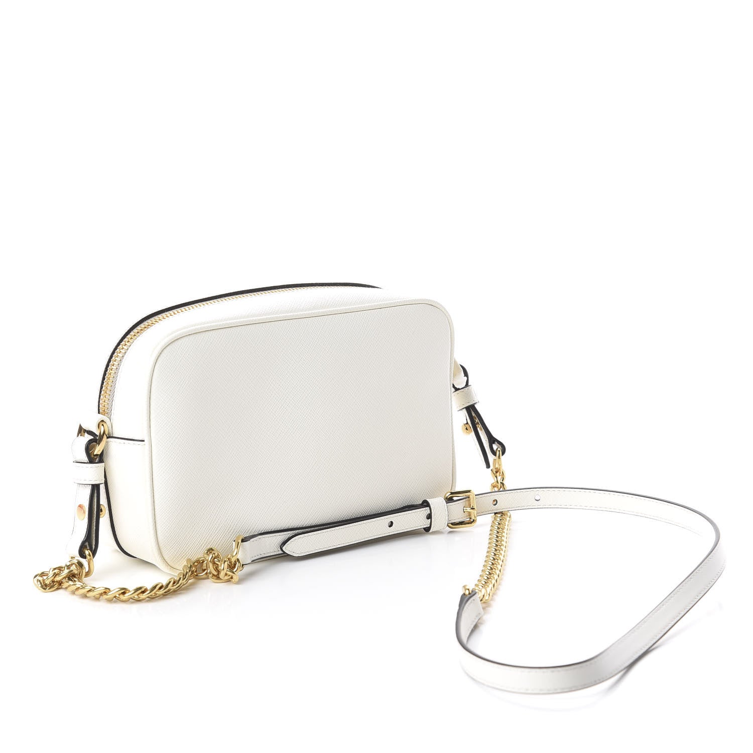 Prada Saffiano Camera Crossbody Bianco 2 of 8