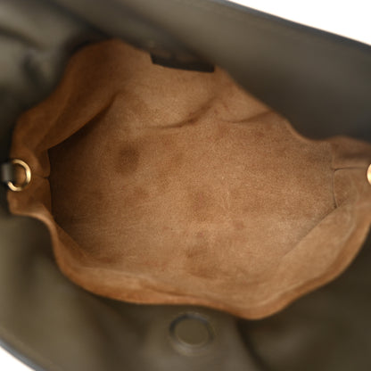 Loewe Calfskin Mini Flamenco Knot Clutch Vintage Khaki 5 of 11