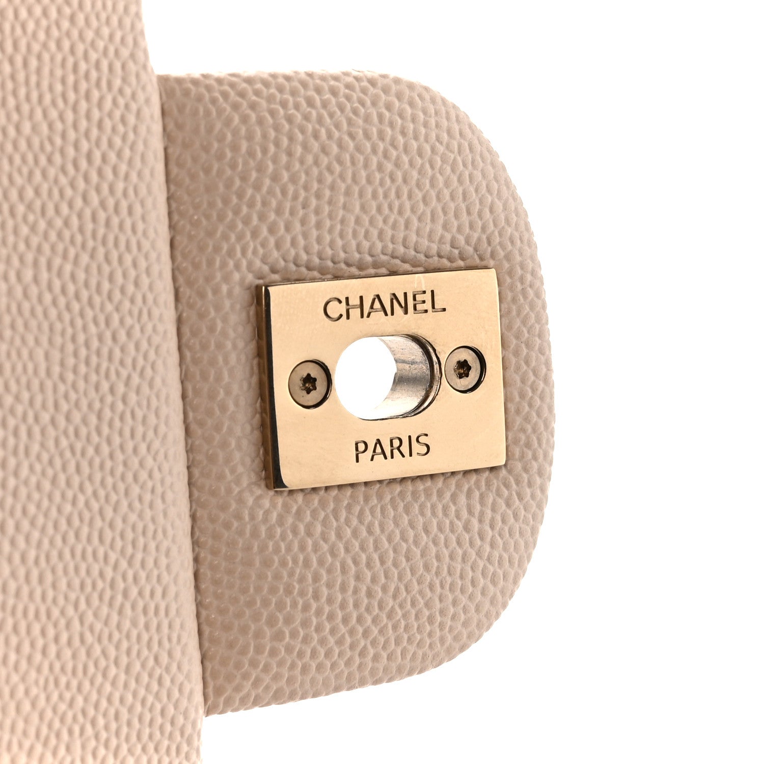 Chanel Caviar Quilted Medium Double Flap Ecru 8 of 12