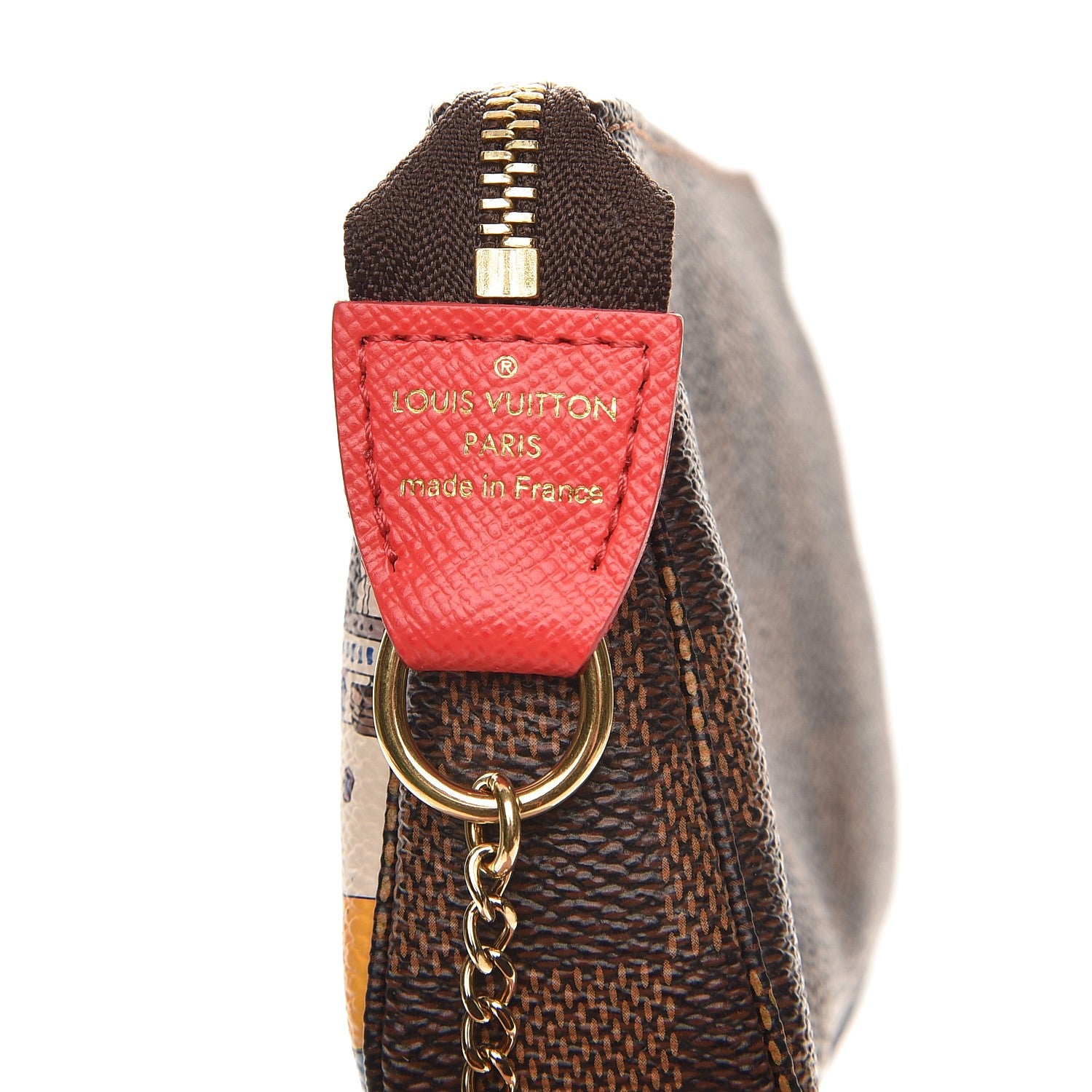 Louis Vuitton Damier Ebene 2016 Christmas Animation Mini Pochette Accessories 6 of 9