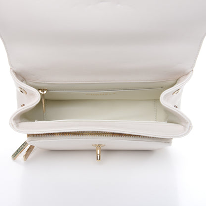 Chanel Caviar Quilted Medium Business Affinity Flap White 5 of 17