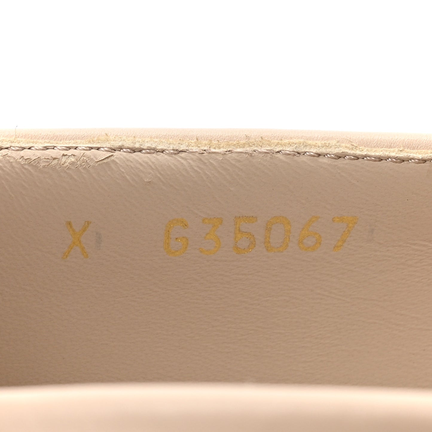 Calfskin CC Chain Mocassin Loafers 39 Beige