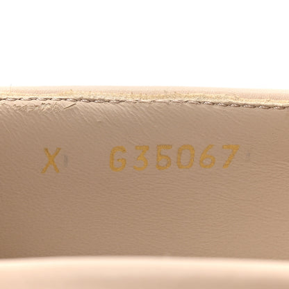 Chanel Calfskin CC Chain Mocassin Loafers 39 Beige 8 of 11