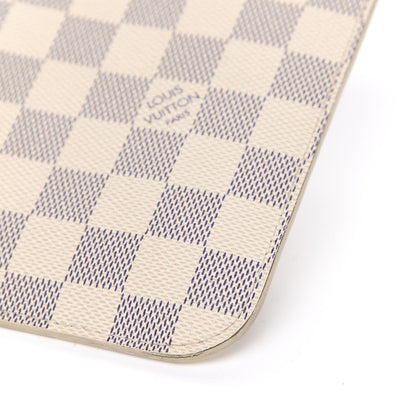 Louis Vuitton Damier Azur Neverfull MM GM Pochette Rose Ballerine 9 of 15