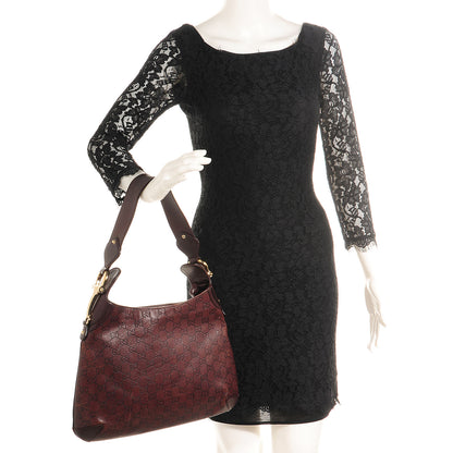 Gucci Guccissima Creole Hobo Chocolate 2 of 7