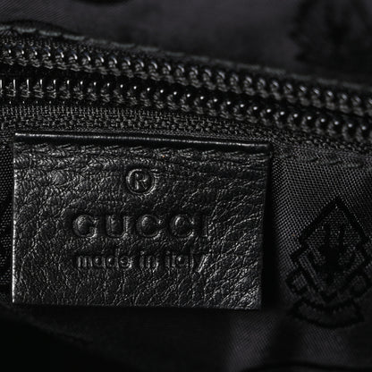 Gucci Guccissima Flat Messenger Bag Black 6 of 10