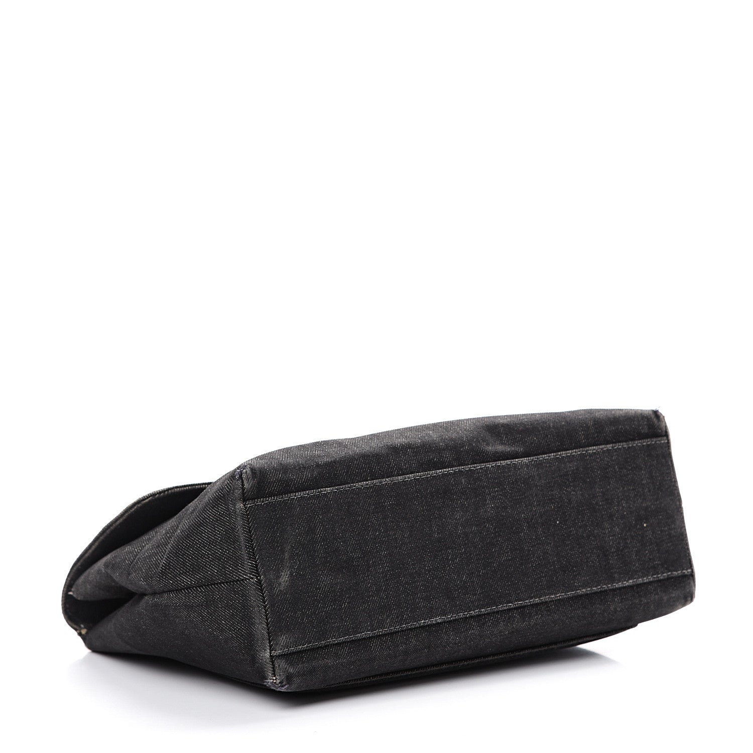 Chanel Denim Jumbo Kelly Flap Black 3 of 20