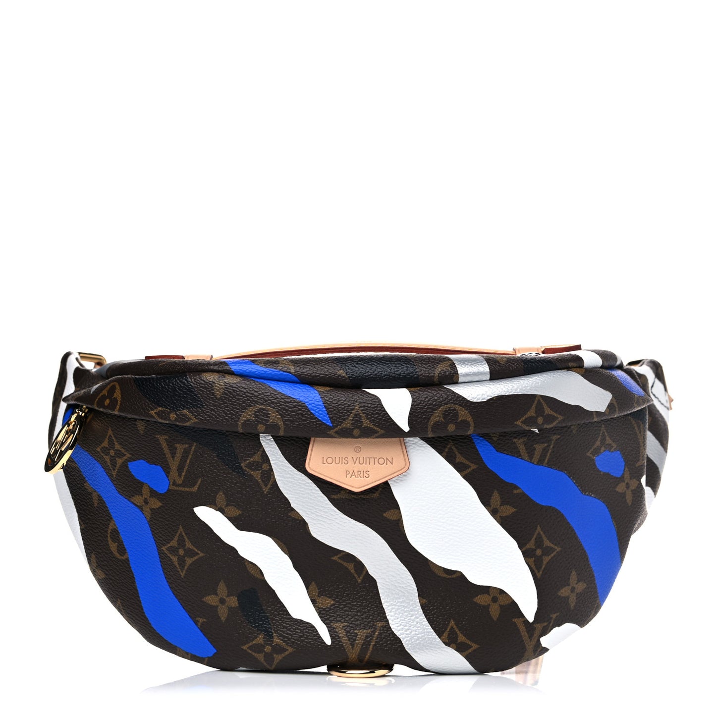 X LOL Monogram Bumbag Blue Silver