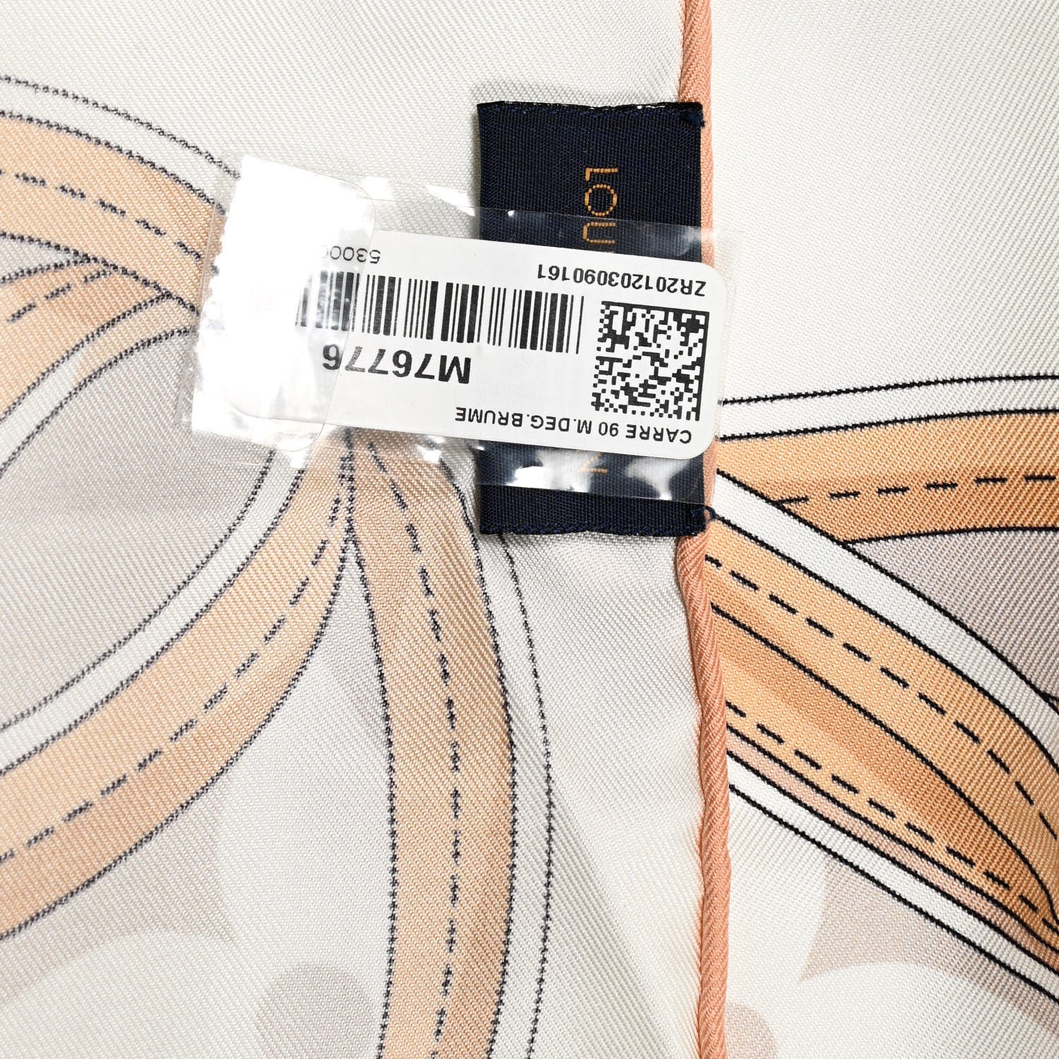 Louis Vuitton Silk Monogram Gradient By The Pool Square Scarf Brume 3 of 3