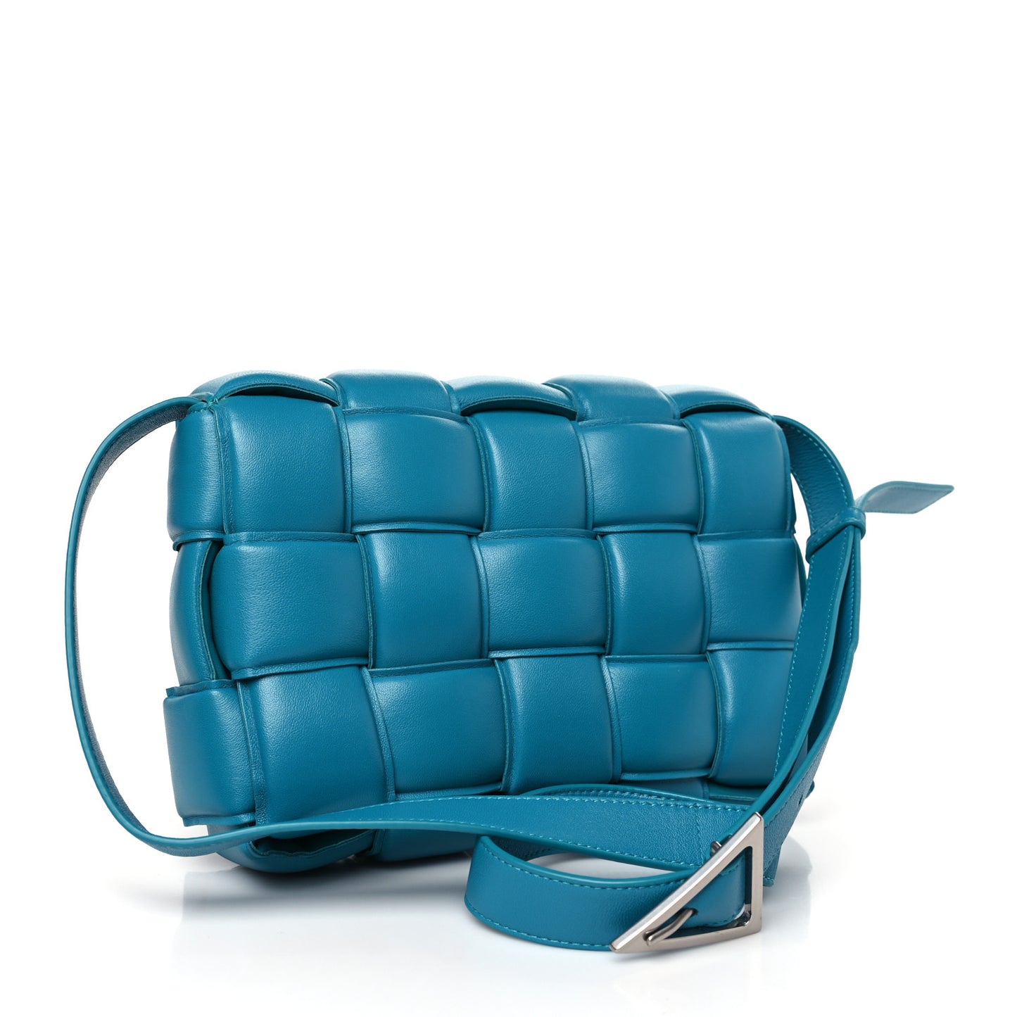 Nappa Maxi Intreccio Padded Cassette Crossbody Bag Blaster