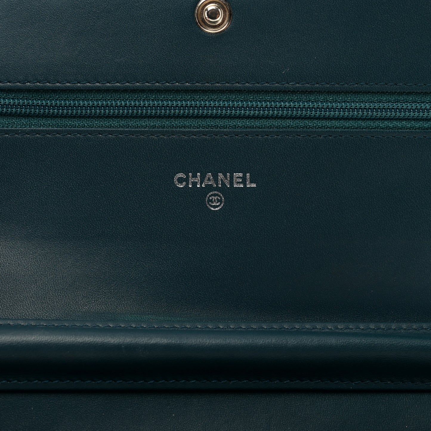 Velvet Quilted Boy Wallet On Chain WOC Teal