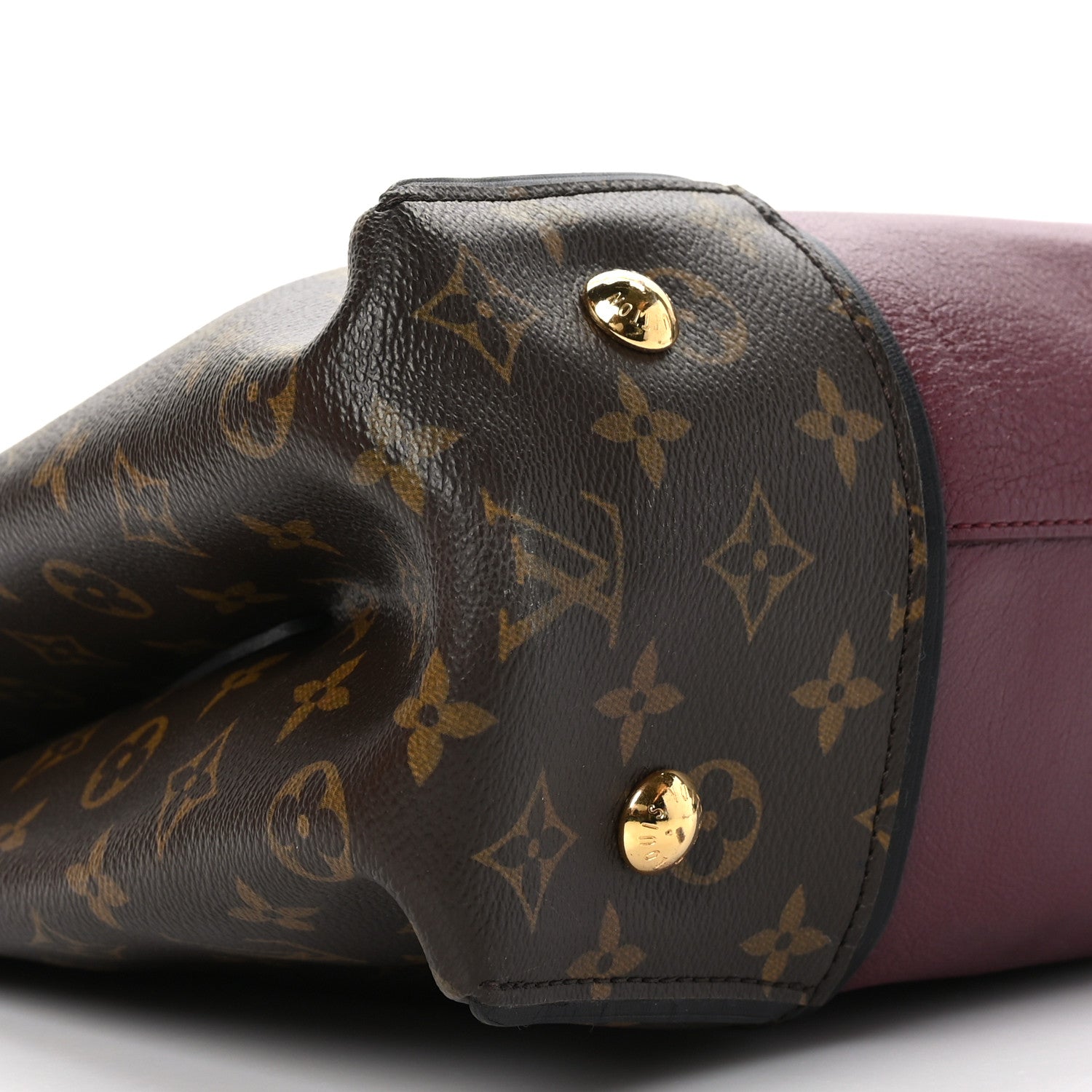 Louis Vuitton Monogram Cuir Orfevre Tote W PM Prunille 7 of 8