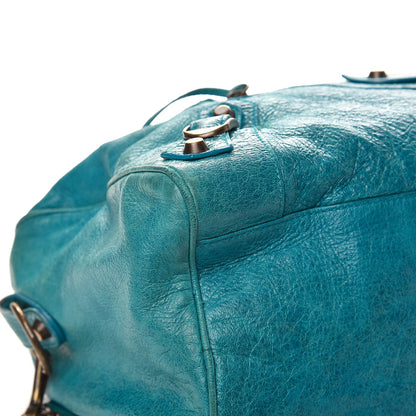 Balenciaga Chevre Classic Hardware Twiggy Aquamarine 13 of 17
