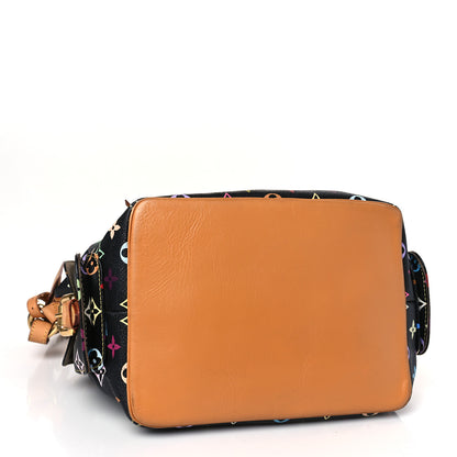 Louis Vuitton Monogram Multicolor Petit Noe Black 4 of 8