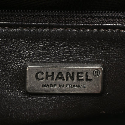 Chanel Snakeskin Executive Cerf Shopper Tote Green Brown 7 of 13