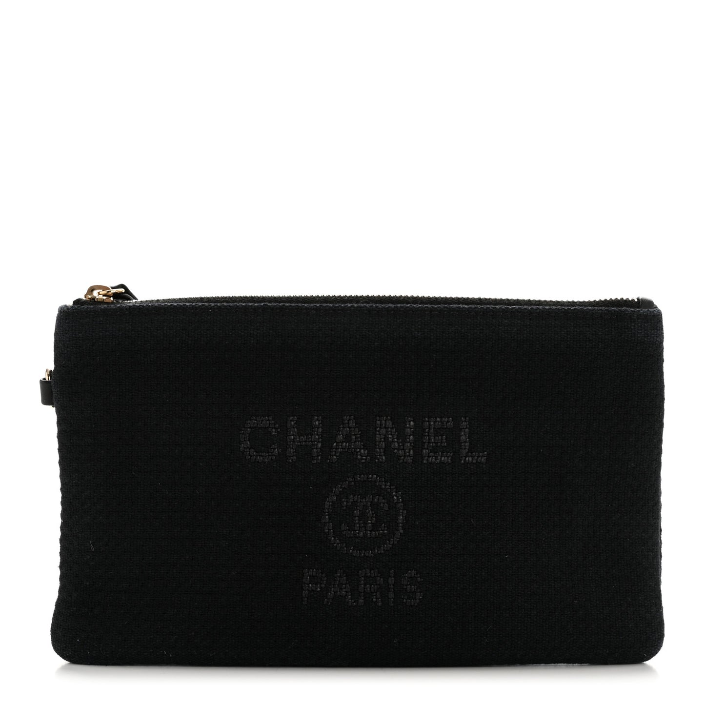 Mixed Fibers Deauville Pouch Black