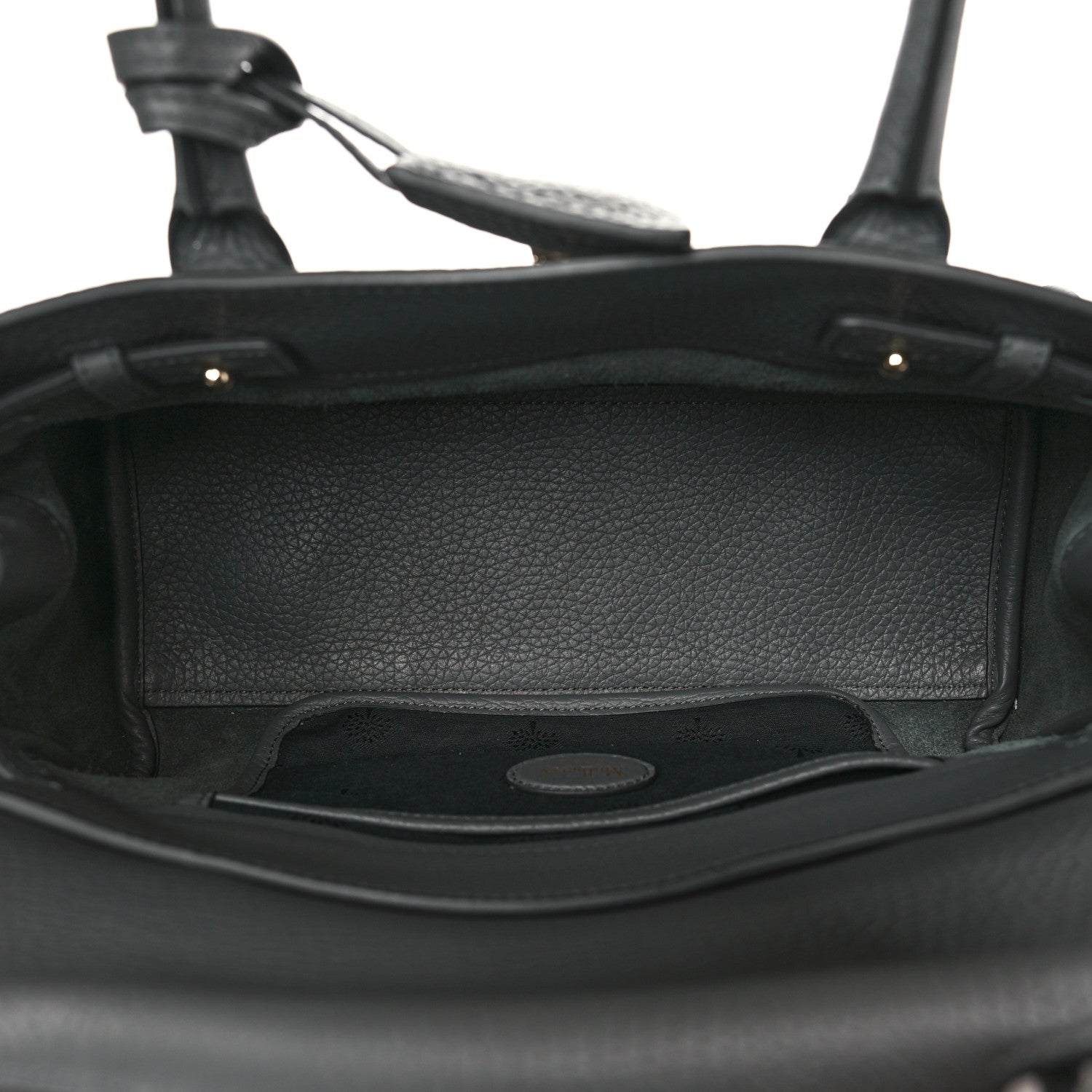 Mulberry Classic Grain Small Bayswater Satchel Mole Grey 5 of 8