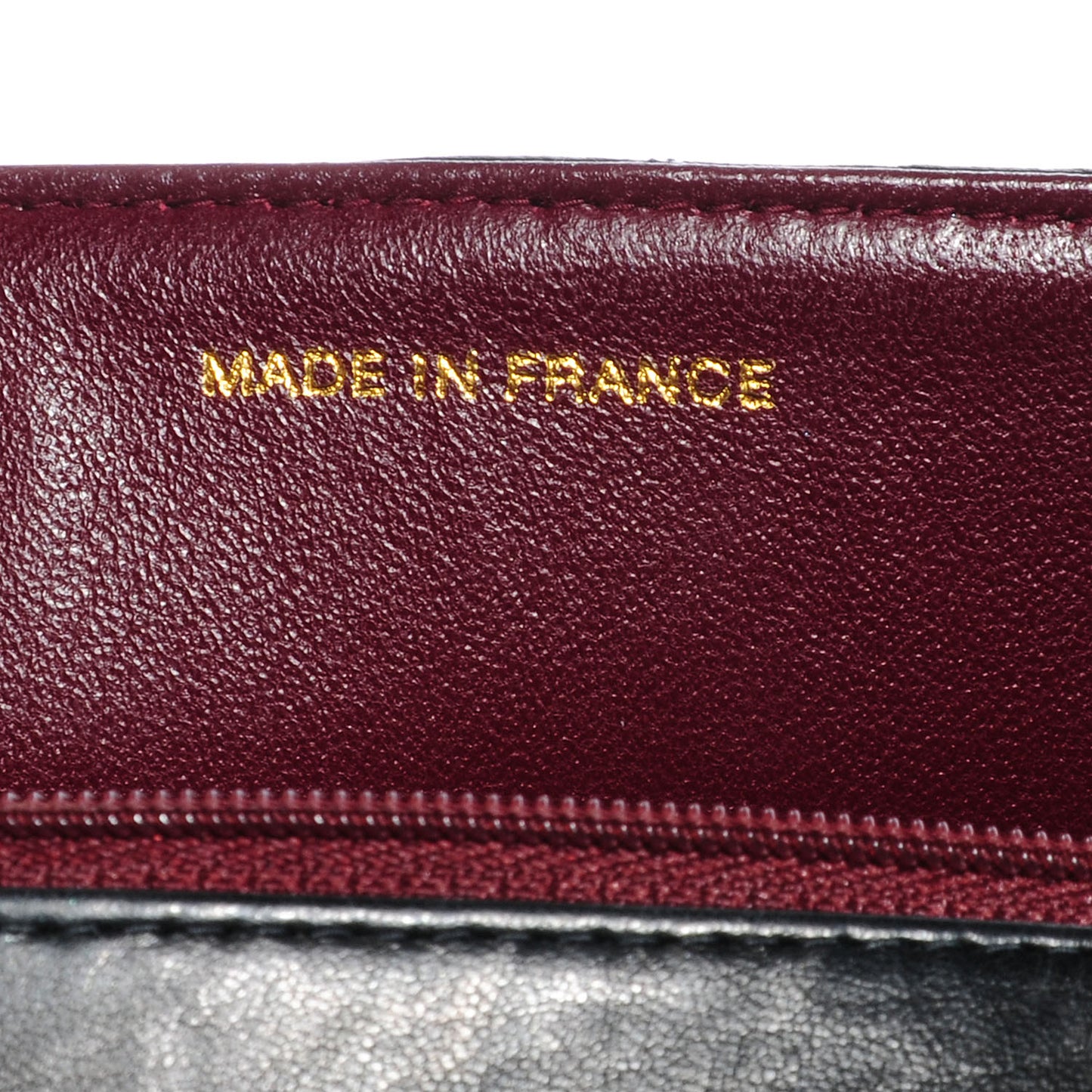 Lambskin Jumbo Flap Black
