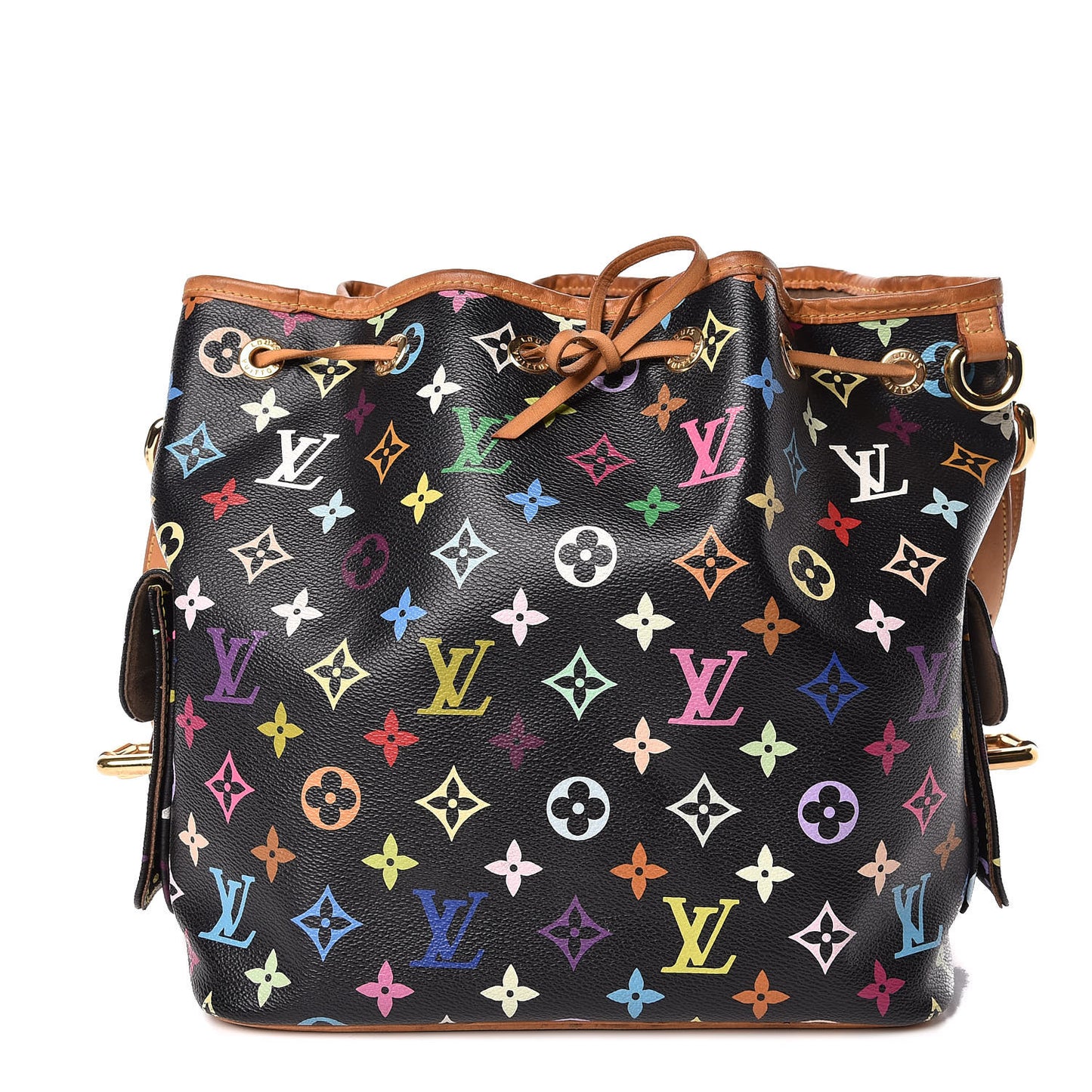 Monogram Multicolor Petit Noe Black