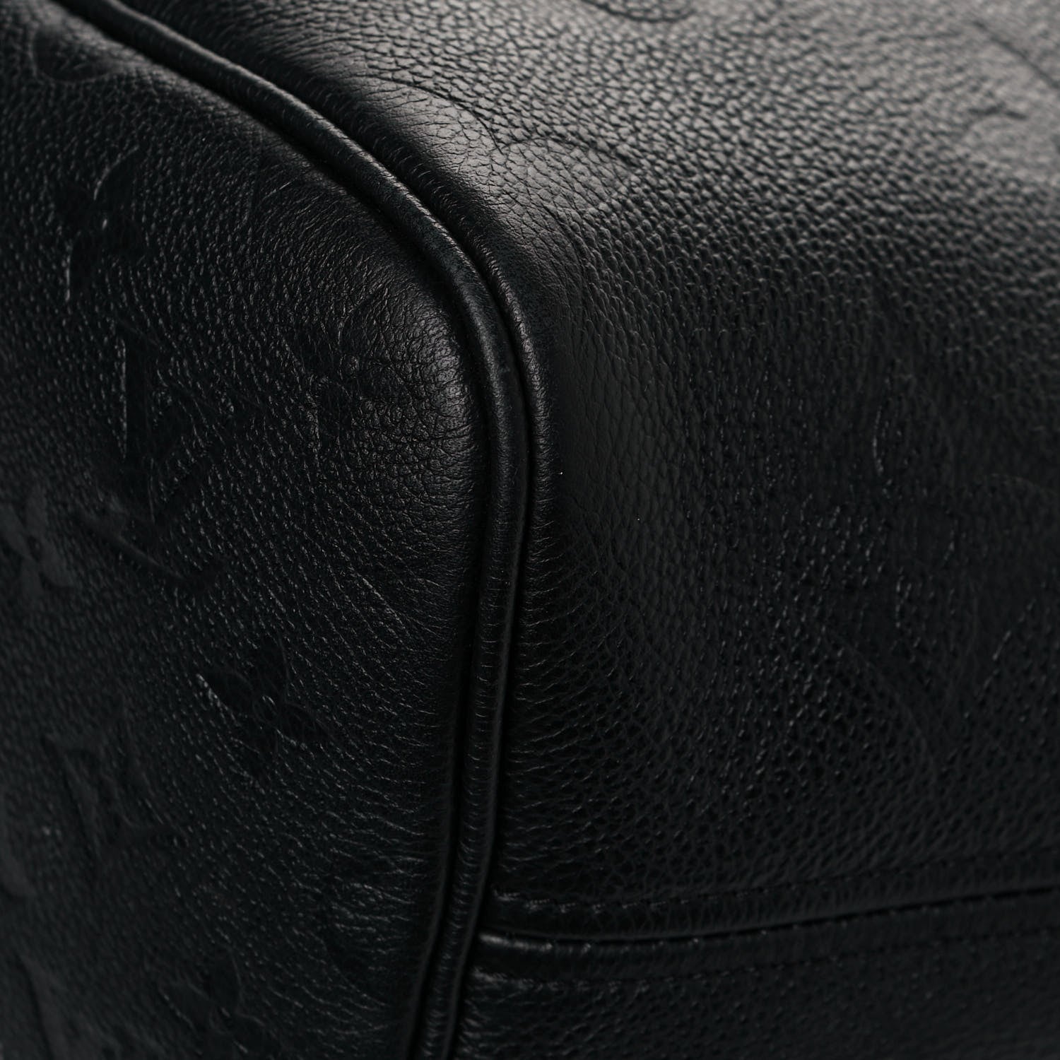 Louis Vuitton Empreinte Monogram Giant Neverfull MM Black 10 of 15