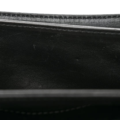 Balenciaga Shiny Extra Supple Calfskin Crocodile Embossed Small Triplet Bag Black 10 of 12