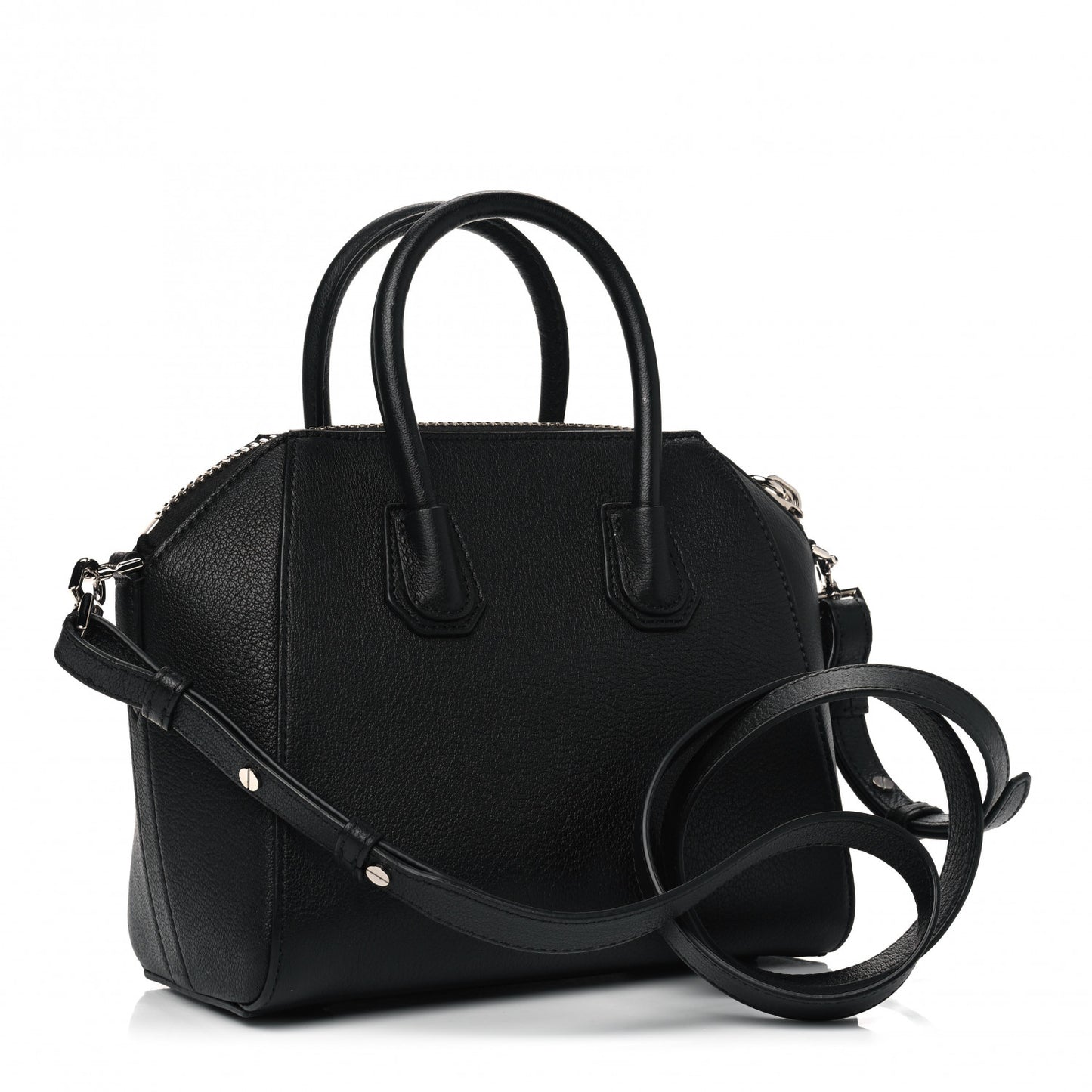 Sugar Goatskin Mini Antigona Black