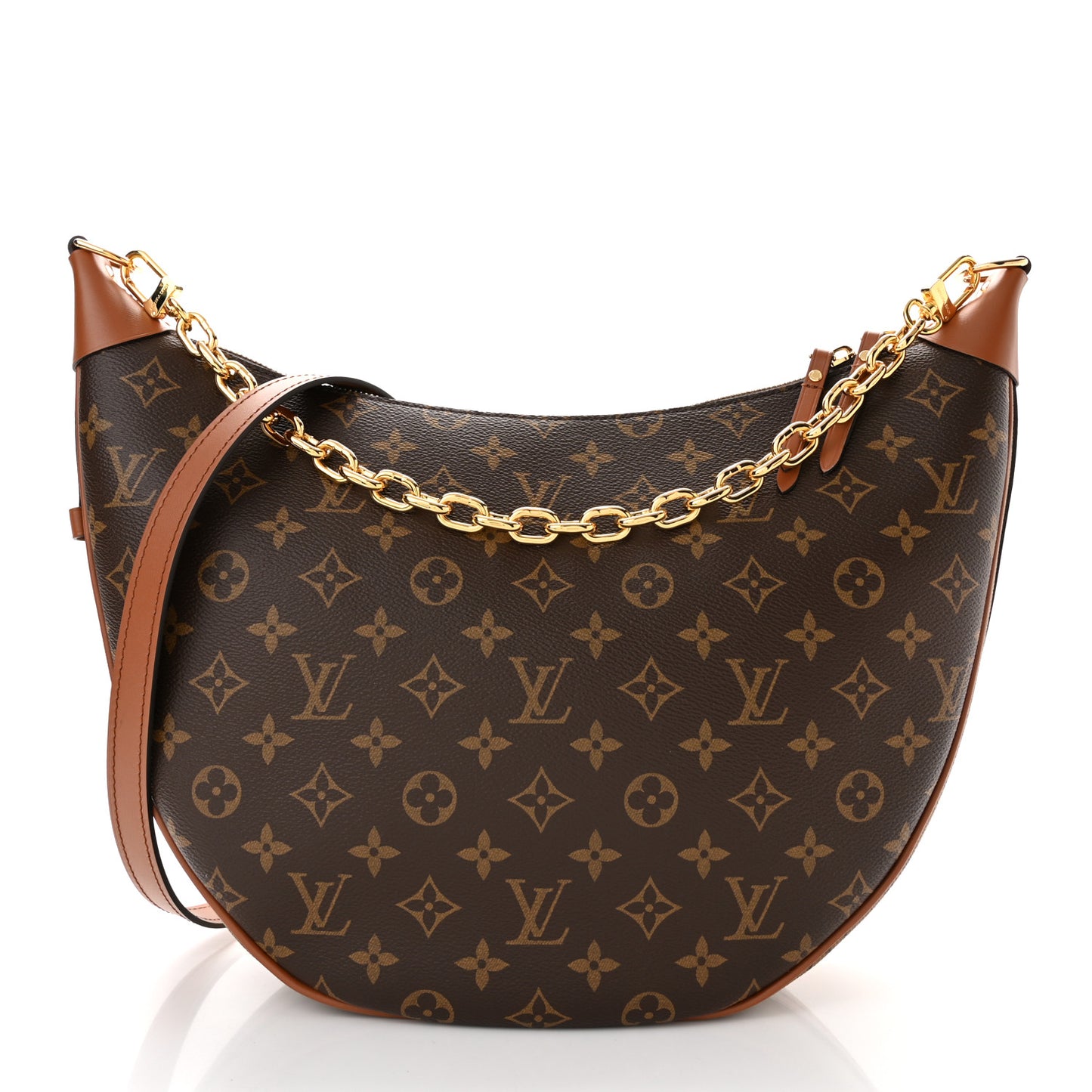 Reverse Monogram Loop Hobo