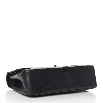 Chanel Caviar Quilted Jumbo Double Flap Black 4 of 10