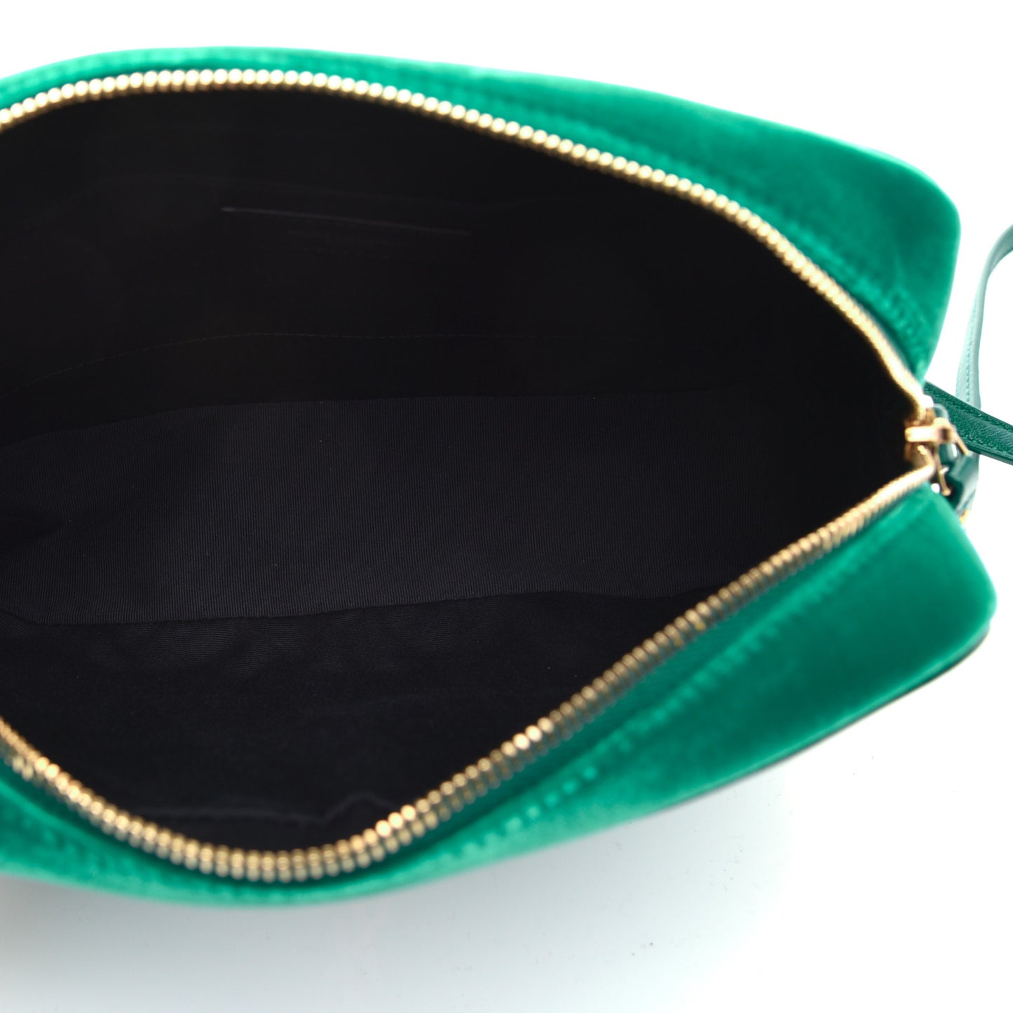 Velvet Matelasse Monogram Lou Camera Bag Deep Malachite